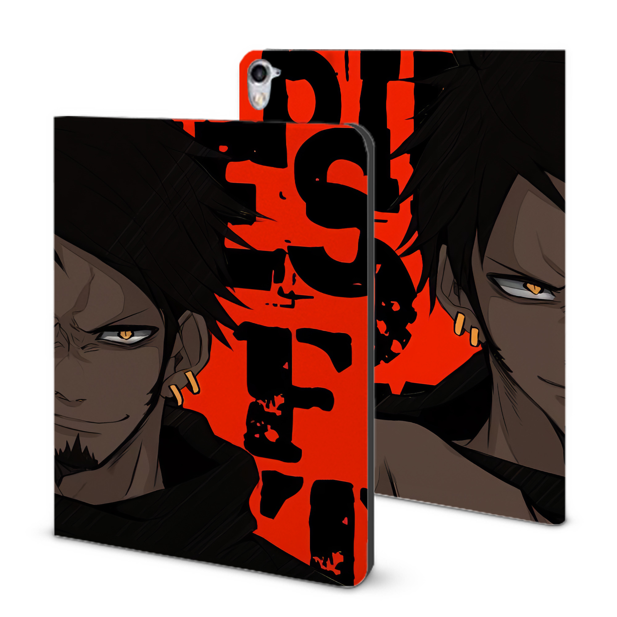 ワンピース ONE PIECE IPad ケース ブック型 PUレザー TPU 耐衝撃 軽量 薄型 ペン収納なし 全面保護 IPad 各モデル対応
